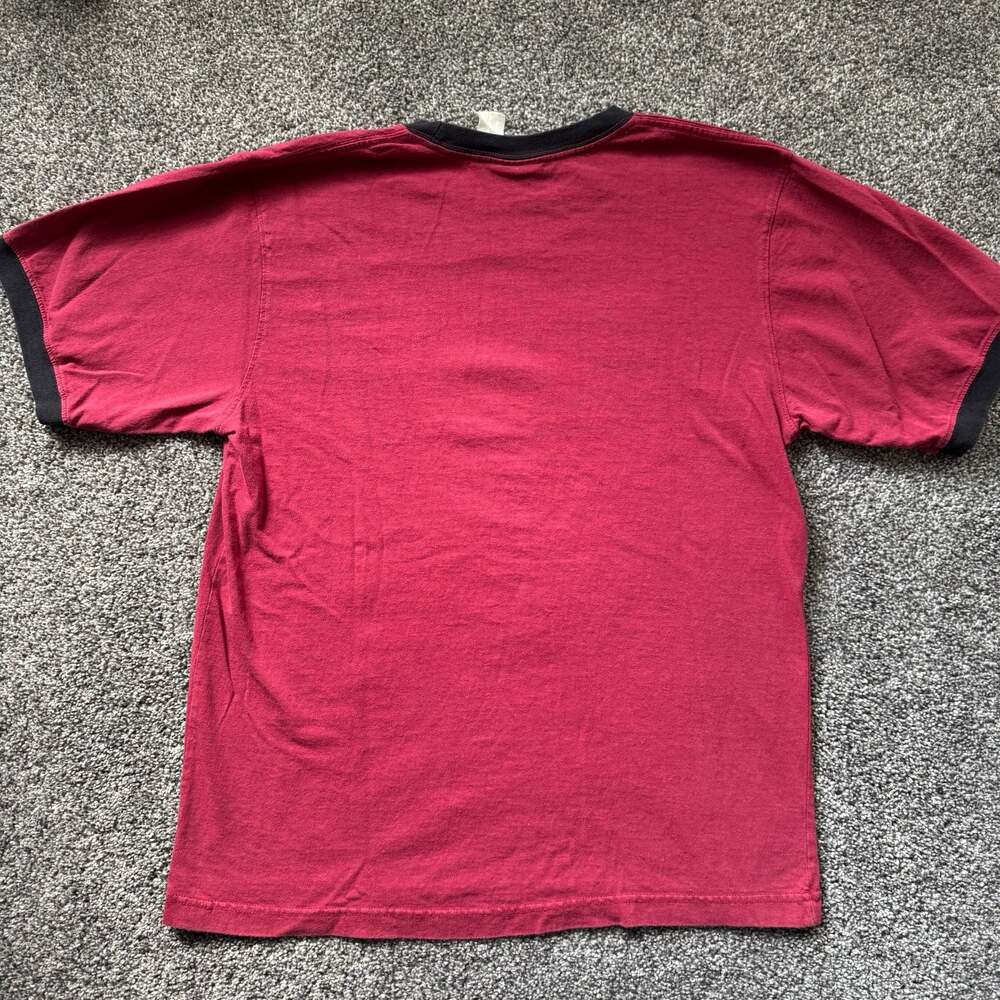 Vintage Florida State Seminoles FSU Ringer T-Shirt Maroon Black Team Athletics U - Picture 6 of 8